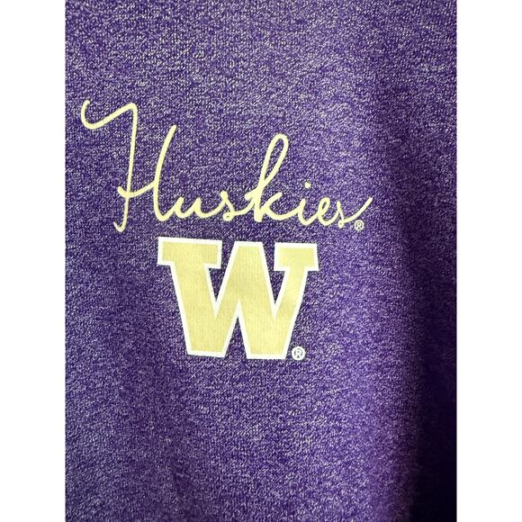 Champion UW Huskies Purple 1/4 Zip Sweatshirt Men’s/Women’s Medium - Picture 4 of 10